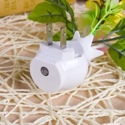 Plug in LED Night Light Auto Dusk to Dawn Sensor Energy Saving Lamp Dream Nightlight Valentines Rose Flower Mushroom Night Lights for Bedroom Bathroom Living Room Kitchen Hallway