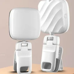 Pocket Fill Light Rechargeable Soft Selfie Light, Portable LED Phone Light Clip for Phone Camera Laptop, Makeup Conference Vlog