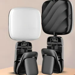 Pocket Fill Light Rechargeable Soft Selfie Light, Portable LED Phone Light Clip for Phone Camera Laptop, Makeup Conference Vlog