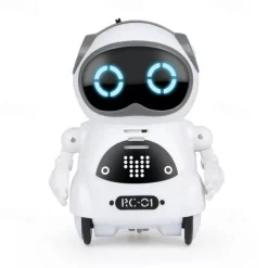 Pocket RC Robot Talking Interactive Dialogue Voice Recognition Record Singing Dancing Telling Story Mini RC Robot Toys Gift