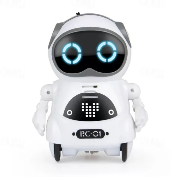 Pocket RC Robot Talking Interactive Dialogue Voice Recognition Record Singing Dancing Telling Story Mini RC Robot Toys Gift