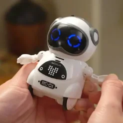 Pocket RC Robot Talking Interactive Dialogue Voice Recognition Record Singing Dancing Telling Story Mini RC Robot Toys Gift