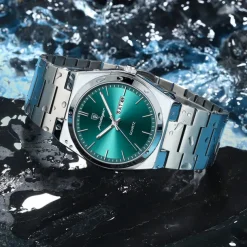 POEDAGAR Men Quartz Watch Minimalist Outdoor Fashion Casual Luminous Calendar Date Week Waterproof Steel Watch