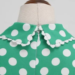 Polka Dots Retro Vintage 1950s Grease Outfits Dress Flare Dress Polka Dot Fancy Dress Women's Carnival Masquerade Daily Wear Date Adults' Dress Homecoming Dresses