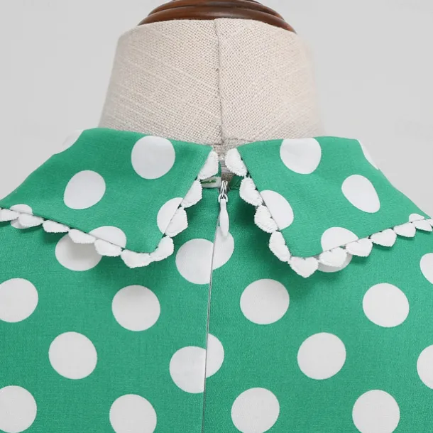 Polka Dots Retro Vintage 1950s Grease Outfits Dress Flare Dress Polka Dot Fancy Dress Women's Carnival Masquerade Daily Wear Date Adults' Dress Homecoming Dresses