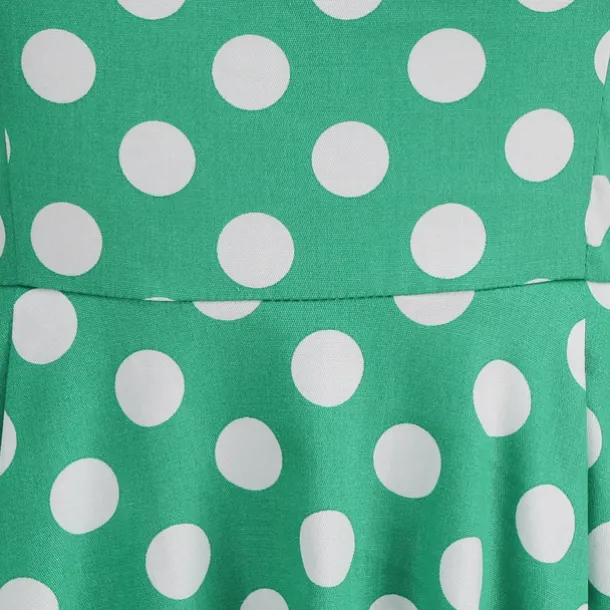 Polka Dots Retro Vintage 1950s Grease Outfits Dress Flare Dress Polka Dot Fancy Dress Women's Carnival Masquerade Daily Wear Date Adults' Dress Homecoming Dresses