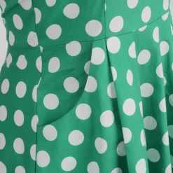 Polka Dots Retro Vintage 1950s Grease Outfits Dress Flare Dress Polka Dot Fancy Dress Women's Carnival Masquerade Daily Wear Date Adults' Dress Homecoming Dresses