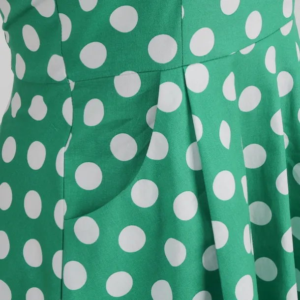 Polka Dots Retro Vintage 1950s Grease Outfits Dress Flare Dress Polka Dot Fancy Dress Women's Carnival Masquerade Daily Wear Date Adults' Dress Homecoming Dresses