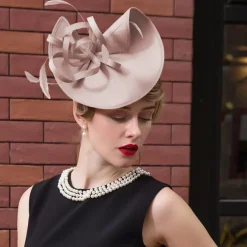 Polyester Fascinators Kentucky Derby Hat with Feather 1PC Fall Wedding / Special Occasion / Party / Evening Headpiece