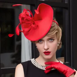 Polyester Fascinators Kentucky Derby Hat with Feather 1PC Fall Wedding / Special Occasion / Party / Evening Headpiece