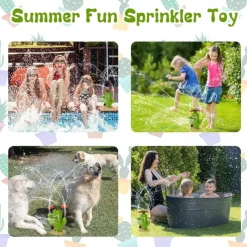 Pools & Water Fun Sprinkler Toy Pool Toys Cactus Focus Toy Adorable Parent-Child Interaction Plastic Kid's Adults' Summer Party Holiday for Boys and Girls