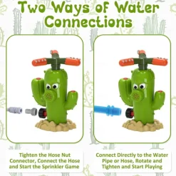 Pools & Water Fun Sprinkler Toy Pool Toys Cactus Focus Toy Adorable Parent-Child Interaction Plastic Kid's Adults' Summer Party Holiday for Boys and Girls