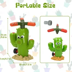 Pools & Water Fun Sprinkler Toy Pool Toys Cactus Focus Toy Adorable Parent-Child Interaction Plastic Kid's Adults' Summer Party Holiday for Boys and Girls