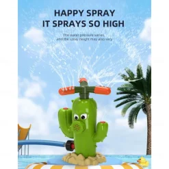 Pools & Water Fun Sprinkler Toy Pool Toys Cactus Focus Toy Adorable Parent-Child Interaction Plastic Kid's Adults' Summer Party Holiday for Boys and Girls