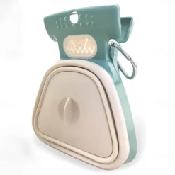 Pooper Scooper, Expandable Pet Poop Picker, Portable Dog Pooper Scooper for Small and Large Dogs, Waste Bag Storage Compartment