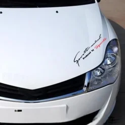 Popular 2PCS Black Red Racing Car Auto Reflective TRD Car Vinyl Graphic Decal Stickers