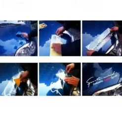 Popular 2PCS Black Red Racing Car Auto Reflective TRD Car Vinyl Graphic Decal Stickers