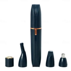 Portable 4 in 1 Electric Epilator Women Eyebrow Nose Lady Trimmer Facial Hair Removal Face Body Painless Female Shaver Depilator