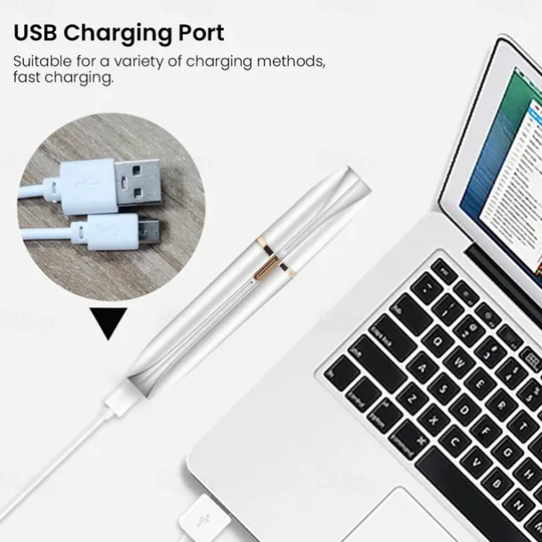 Portable 4 in 1 Electric Epilator Women Eyebrow Nose Lady Trimmer Facial Hair Removal Face Body Painless Female Shaver Depilator