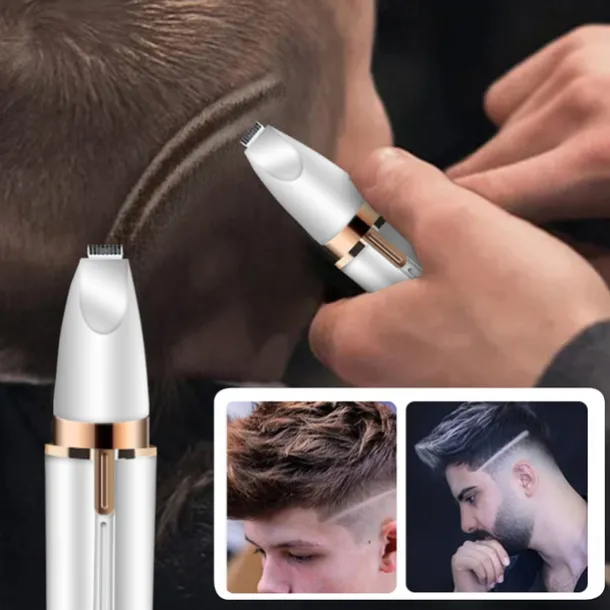 Portable 4 in 1 Electric Epilator Women Eyebrow Nose Lady Trimmer Facial Hair Removal Face Body Painless Female Shaver Depilator