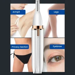 Portable 4 in 1 Electric Epilator Women Eyebrow Nose Lady Trimmer Facial Hair Removal Face Body Painless Female Shaver Depilator