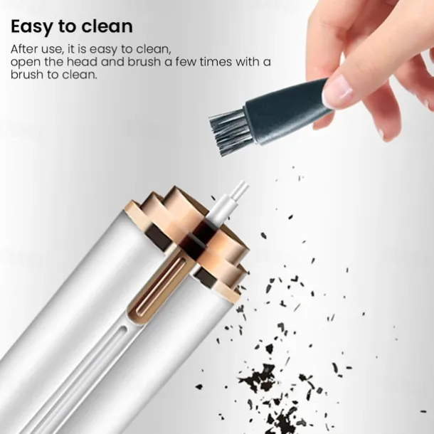 Portable 4 in 1 Electric Epilator Women Eyebrow Nose Lady Trimmer Facial Hair Removal Face Body Painless Female Shaver Depilator