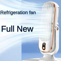 Portable Air Conditioner Fan, Large Battery Dual Motor Household Small Air Cooler, 5-speed Air Cooling Fan 720 ° Surround Air Blower, Office, Tourism, Camping, Outdoor RV Portable USB Fan, Thanksgiving Halloween Christmas Gift