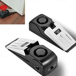 Portable Burglar-proof Doorstop Alarm Wireless Security System Home Hotel Bedroom Doorstop Locks