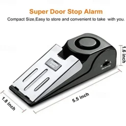 Portable Burglar-proof Doorstop Alarm Wireless Security System Home Hotel Bedroom Doorstop Locks