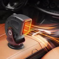 Portable Car Heater 12V / 24V Hot Air Heater Fan for Car Truck Winter Window Warmer Hand Warmer Heater