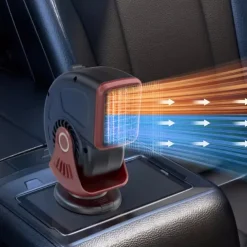 Portable Car Heater 12V / 24V Hot Air Heater Fan for Car Truck Winter Window Warmer Hand Warmer Heater