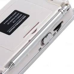 Portable Digital AM FM Radio Media Speaker MP3 Music Player Support TF Card / USB Disk with LED Screen Display and Emergency Flashlight Function