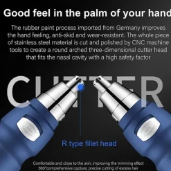 Portable Electric Ear Nose Trimmer Nose Hair Trimmer for Men Women Hair Removal Shaving Razor Eyebrow Trimmer Beard Shaver