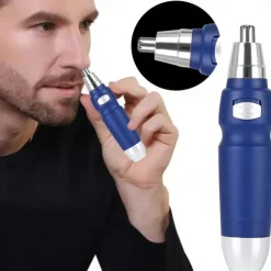 Portable Electric Ear Nose Trimmer Nose Hair Trimmer for Men Women Hair Removal Shaving Razor Eyebrow Trimmer Beard Shaver