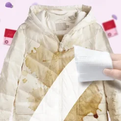 Portable Emergency Stain Removal Wet Wipes Quick and Convenient Emergency Stain Remover Wet Wipes for Clothes, Non-Wash, Gentle on Fabrics