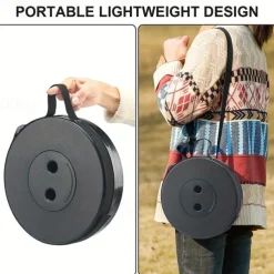 Portable Folding Stool Collapsible Stool for Queuing, Fishing, and Outdoor Camping Ultralight and Adjustable with extendable height 45cm/17.7in