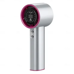 Portable High-Speed Fan Ultra-High Wind, 1–100 Stepless Speeds, LED Digital Display, Smart Touch Control, Anti-Loss Lanyard