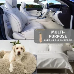 Portable Lint Remover Clothes Fuzz Fabric Shaver Brush Tool Power-Free Fluff Removing Roller for Sweater Woven Coat