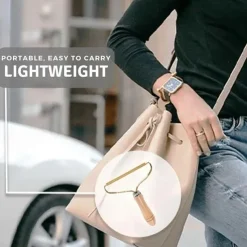 Portable Lint Remover Clothes Fuzz Fabric Shaver Brush Tool Power-Free Fluff Removing Roller for Sweater Woven Coat