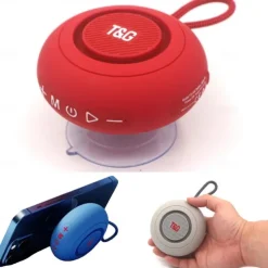 Portable Mini Bluetooth Speaker Portable Suction Cup Fixed Wireless Small Sound,TF Card, FM Radio, TWS Sound Bluetooth Outdoor Carry Riding Sports Hanging Bag