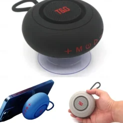 Portable Mini Bluetooth Speaker Portable Suction Cup Fixed Wireless Small Sound,TF Card, FM Radio, TWS Sound Bluetooth Outdoor Carry Riding Sports Hanging Bag