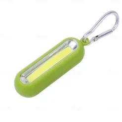 Portable Mini COB LED Keychain Pocket Flashlight 3 Modes LED Flashlight Battery Powered Outdoor Camping Hiking Fishing Torch