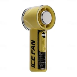 Portable Mini Handheld Fan with Ice Porcelain Dual Cooling, 3000mAh Battery, Digital Display, 100 Speed Adjustable, Quiet Lightweight USB Rechargeable Cooling Fan for Outdoor Travel