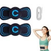 Portable Neck Body Massager Microcurrent Muscle Relief Pain Mini Electric Convenient Intelligent Cervical Massage Stickers Meridian Massager