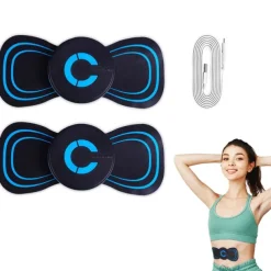 Portable Neck Body Massager Microcurrent Muscle Relief Pain Mini Electric Convenient Intelligent Cervical Massage Stickers Meridian Massager