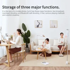 Portable Phone Holder With LED Dimming Light for Live Stream Make Up YouTube TikTok Dimmable LED Camera Ring Light for iPhone & Android Phone