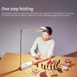 Portable Phone Holder With LED Dimming Light for Live Stream Make Up YouTube TikTok Dimmable LED Camera Ring Light for iPhone & Android Phone