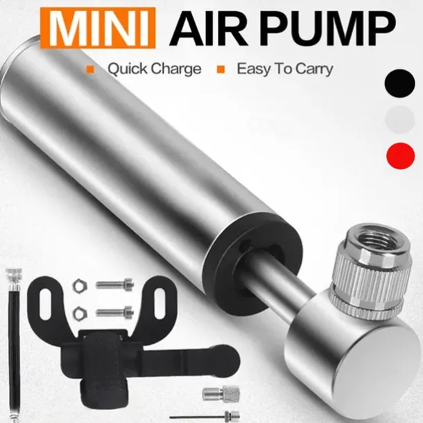 Portable Pocket Bike-Pump 120 PSI High Pressure Mini Bike Pump Fits Presta/Schrader Valve Ultralight Bicycle Tire Pump Bikes Repair Kit Stonego Cycling Accessories for Road Mountain Outdoor Sports