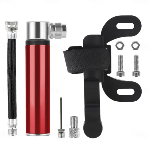 Portable Pocket Bike-Pump 120 PSI High Pressure Mini Bike Pump Fits Presta/Schrader Valve Ultralight Bicycle Tire Pump Bikes Repair Kit Stonego Cycling Accessories for Road Mountain Outdoor Sports