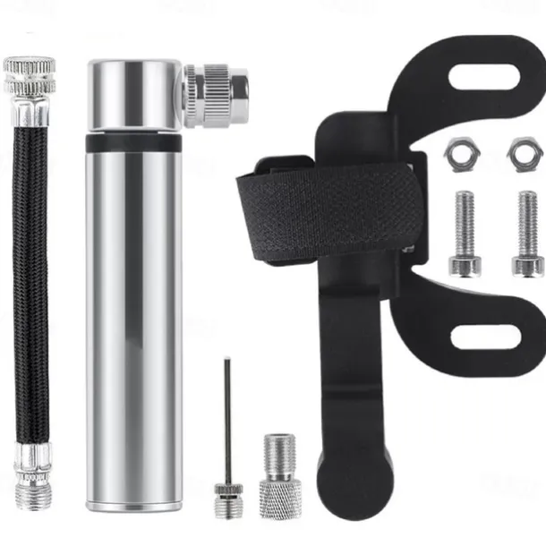 Portable Pocket Bike-Pump 120 PSI High Pressure Mini Bike Pump Fits Presta/Schrader Valve Ultralight Bicycle Tire Pump Bikes Repair Kit Stonego Cycling Accessories for Road Mountain Outdoor Sports